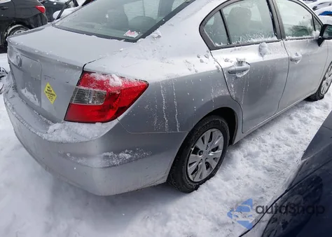 2012 Honda Civic Lx из США, поврежденный, VIN 19XFB2F58CE032824